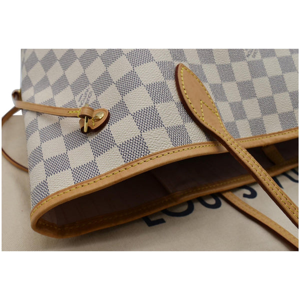 preloved Lv Neverfull MM Damier Azur Tote Bag - DDH