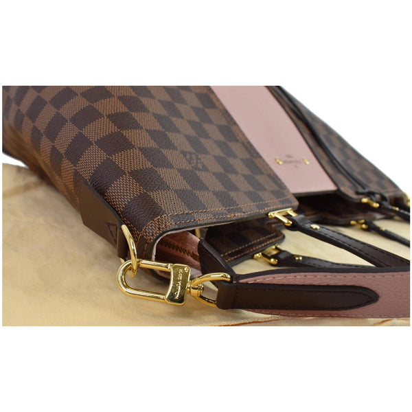 LOUIS VUITTON Jersey Damier Ebene Shoulder Bag Magnolia