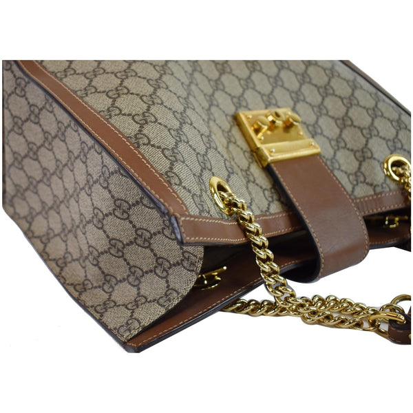 Gucci Padlock Medium GG Shoulder handbag corner