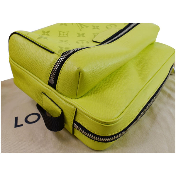 Louis Vuitton Outdoor Taiga Monogram Bahia Messenger - lime green