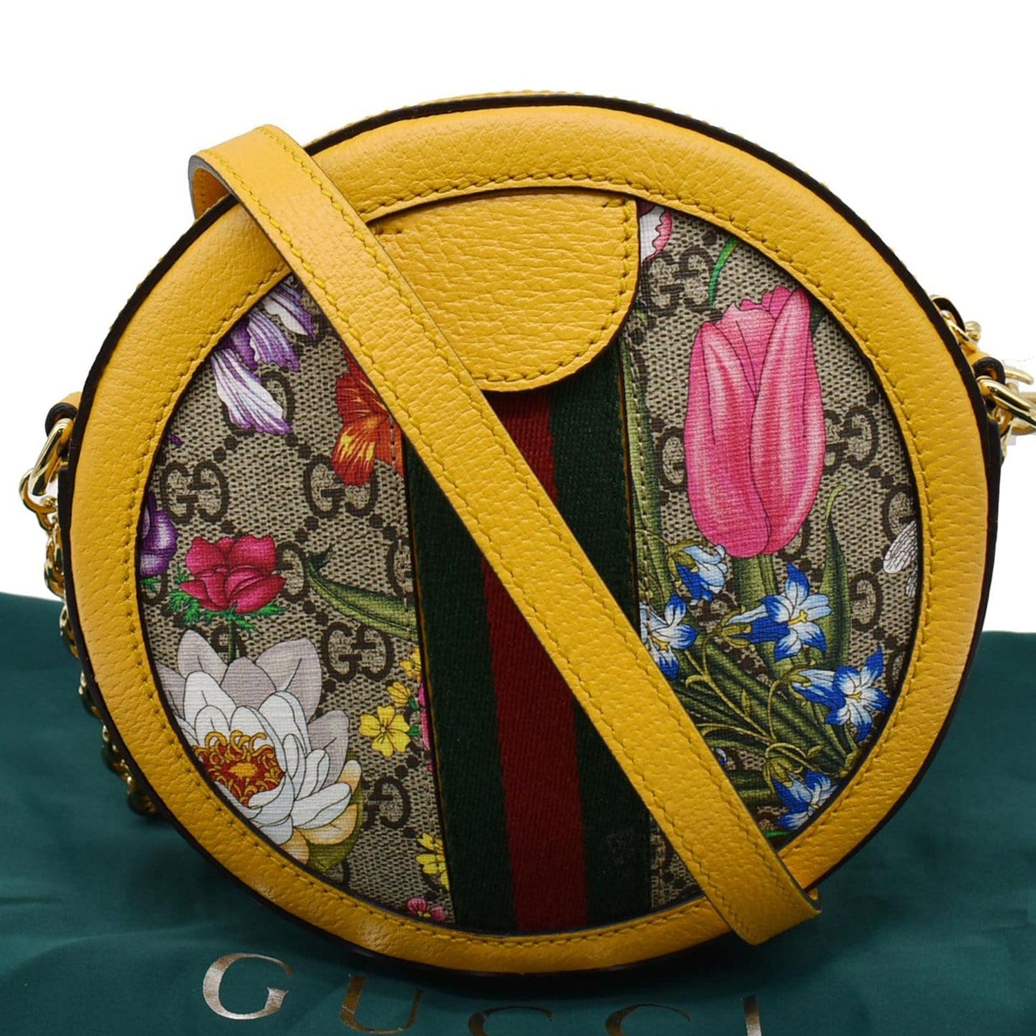Gucci Ophidia Flora Round Shoulder Bag in 2023