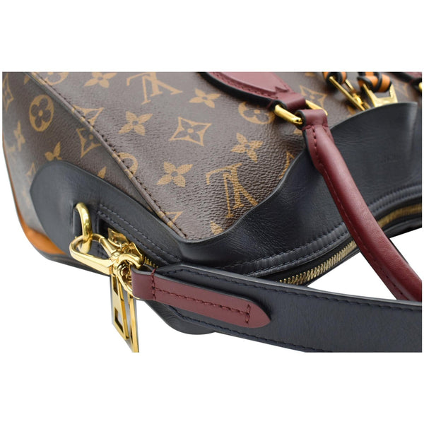 LOUIS VUITTON Tuileries Monogram Canvas Shoulder Bag Brown