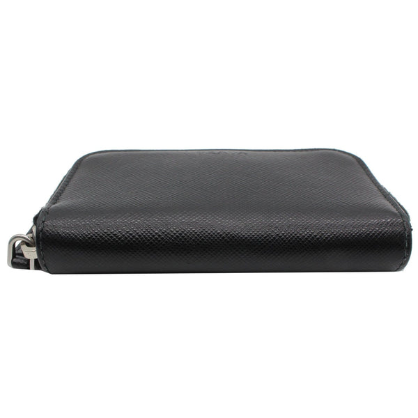 PRADA Saffiano Leather Key Case Holder Black - Final Sale