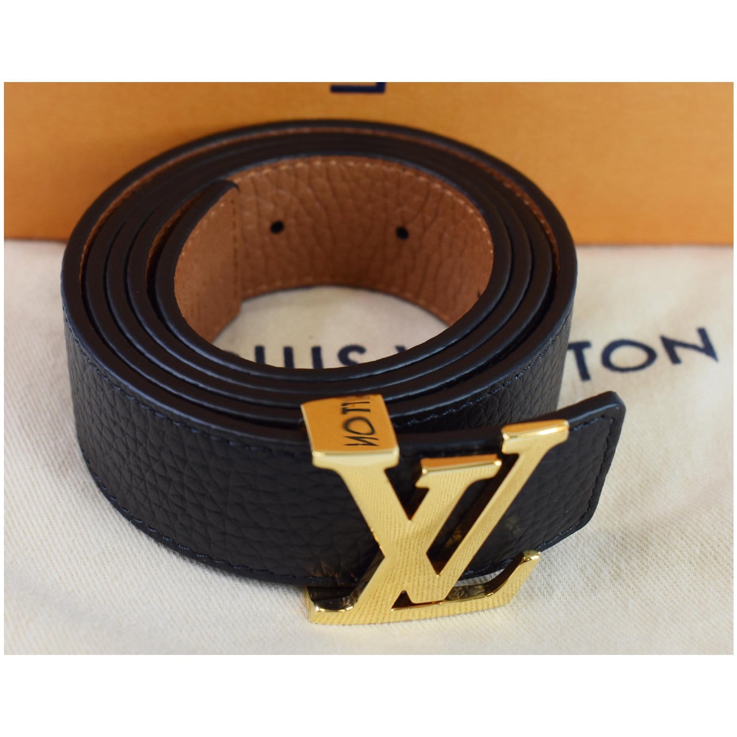 Louis Vuitton 75/30 Black Multicolor Monogram Ceinture Belt 861103