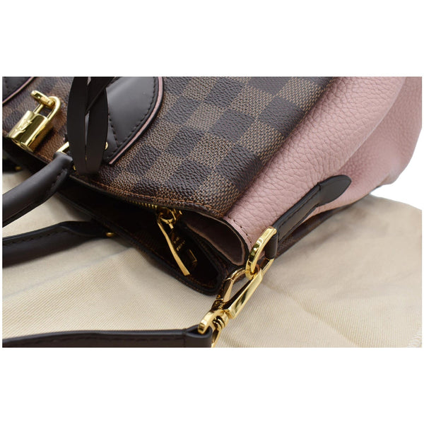 LOUIS VUITTON Normandy Damier Ebene Shoulder Bag Brown/Magnolia