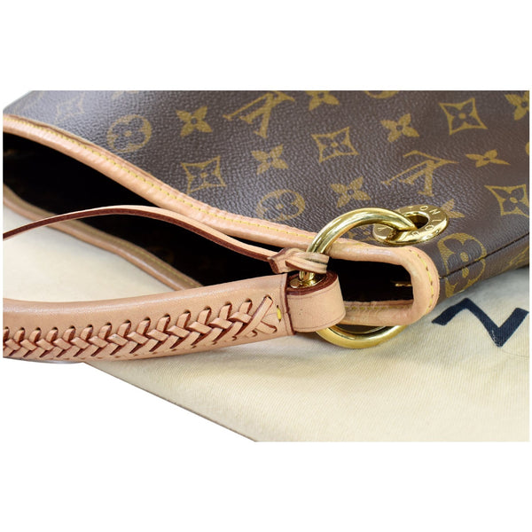 LOUIS VUITTON Artsy MM Monogram Canvas Shoulder Bag Brown