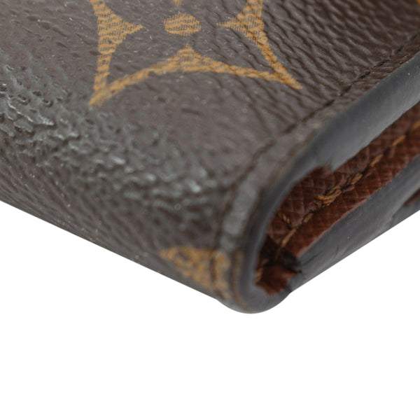 LOUIS VUITTON Elise Monogram Canvas Wallet Brown