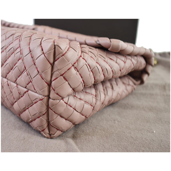 BOTTEGA VENETA Intrecciato Boutis Woven Small Nappa Leather Olimpia Bag Deco Rose - Last Call