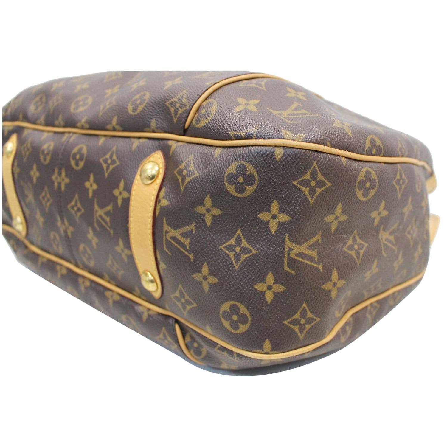 Galliera leather handbag Louis Vuitton Brown in Leather - 29167641