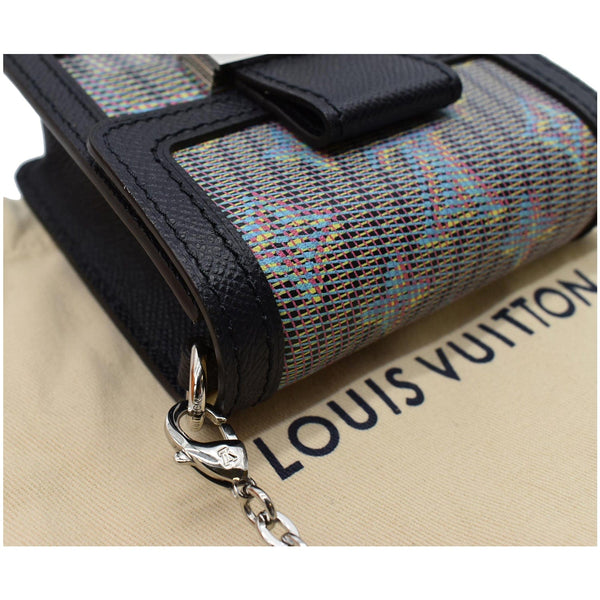 LOUIS VUITTON Dauphine BB Monogram LV Pop Crossbody Bag Blue