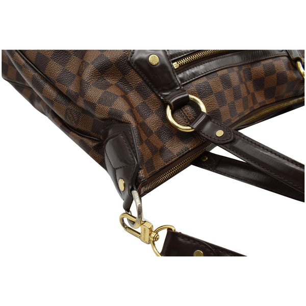 LOUIS VUITTON Evora GM Damie Ebene Shoulder Bag Brown