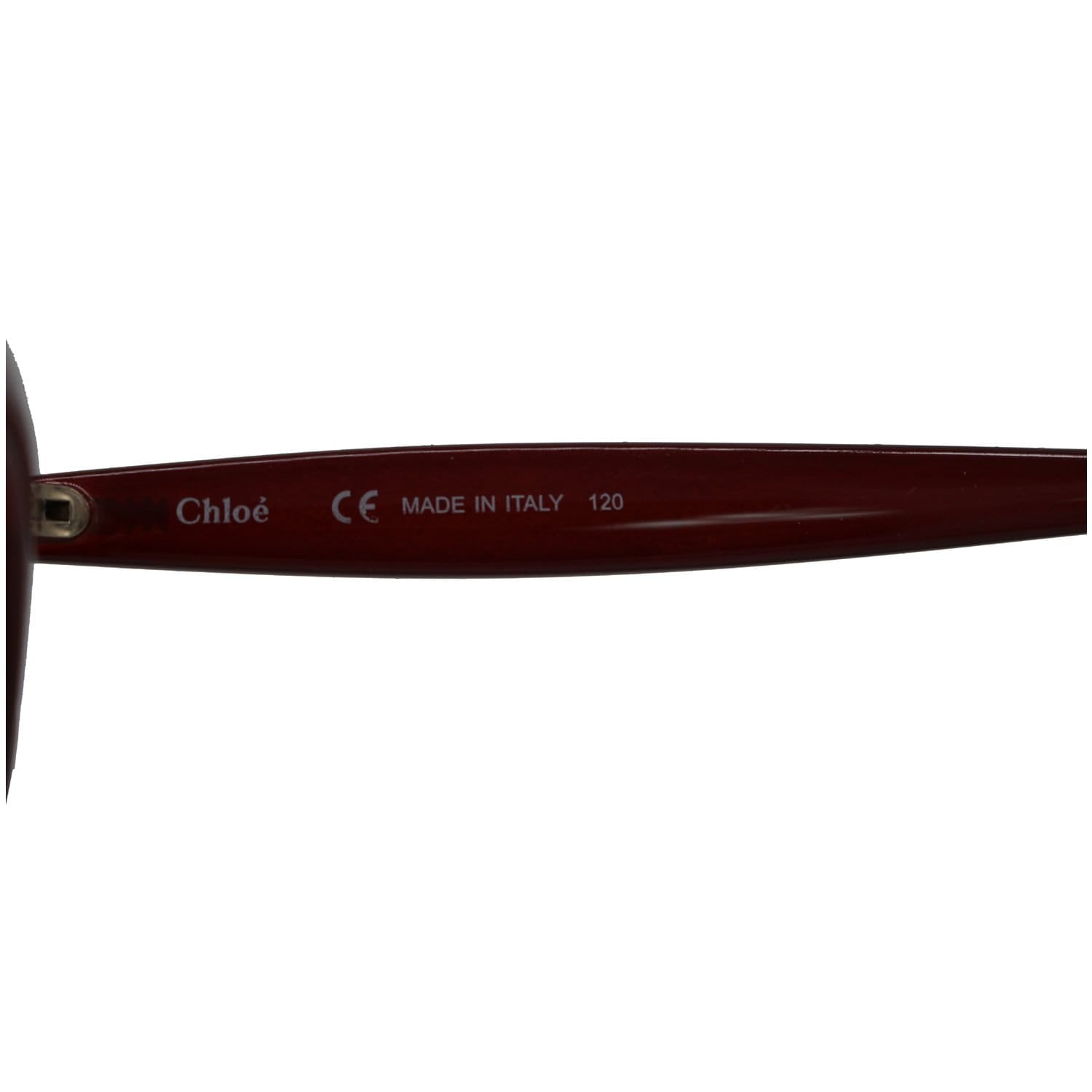 Chloe CE766S 620 Burgundy Sunglasses Grey Lens