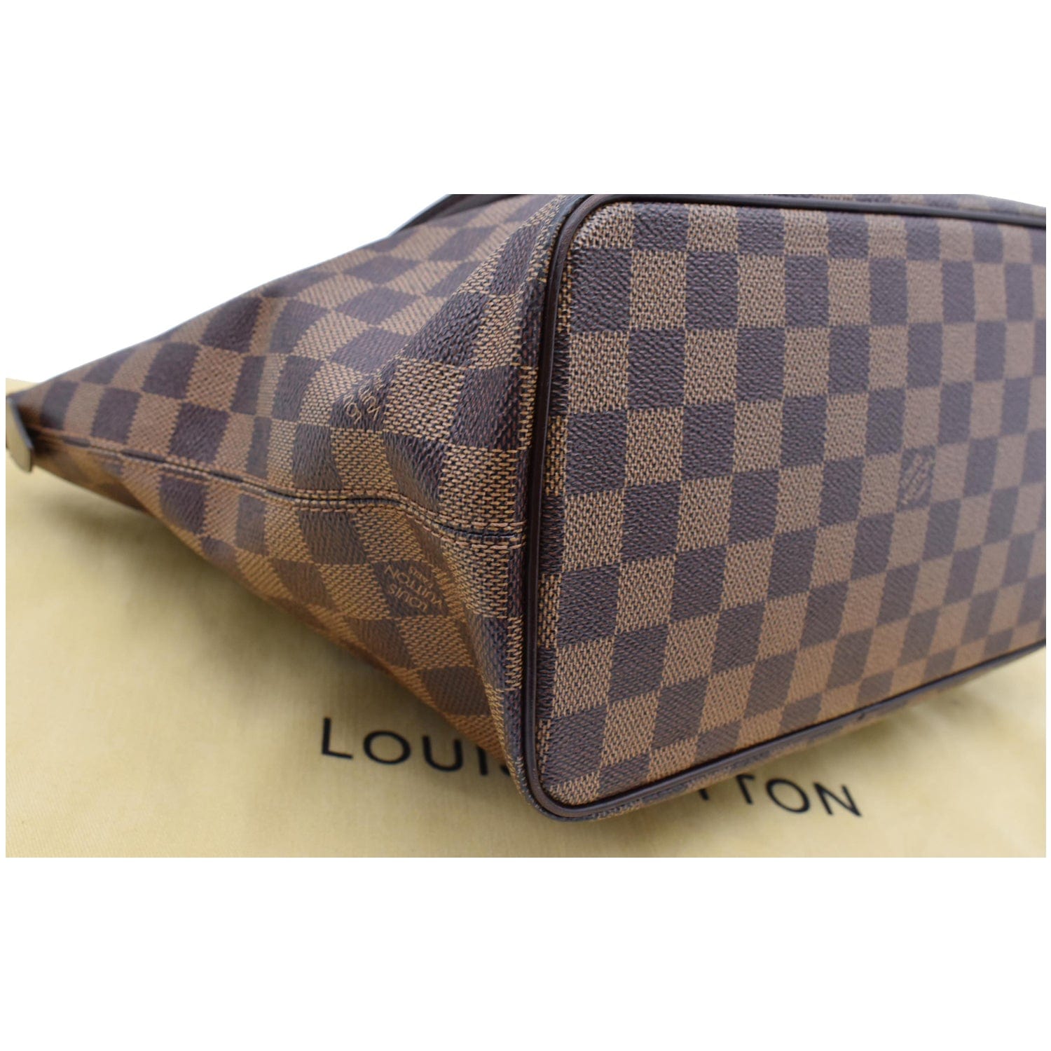 Saleya cloth handbag Louis Vuitton Brown in Cloth - 31984096