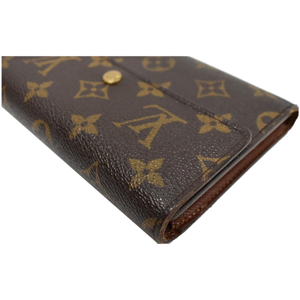 LOUIS VUITTON Porte-Tresor Etui Papiers Monogram Canvas Wallet Brown
