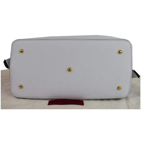 VALENTINO Vlogo Escape Small Leather Shoulder Bag White