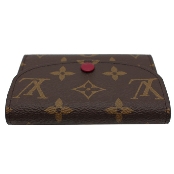 Louis Vuitton Rosalie Monogram Canvas Coin Purse - gatefold closure