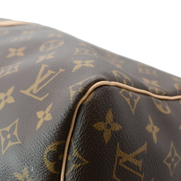 LOUIS VUITTON Keepall 55 Monogram Canvas Travel Bag Brown