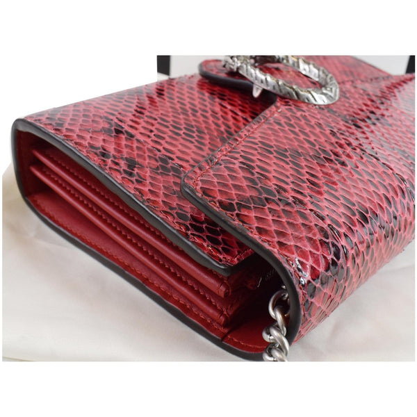 Gucci Dionysus Mini Python Leather Crossbody Pouch