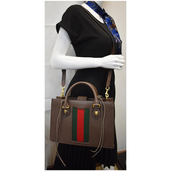 Gucci Animalier Leather Top Handle Shoulder Bag for women