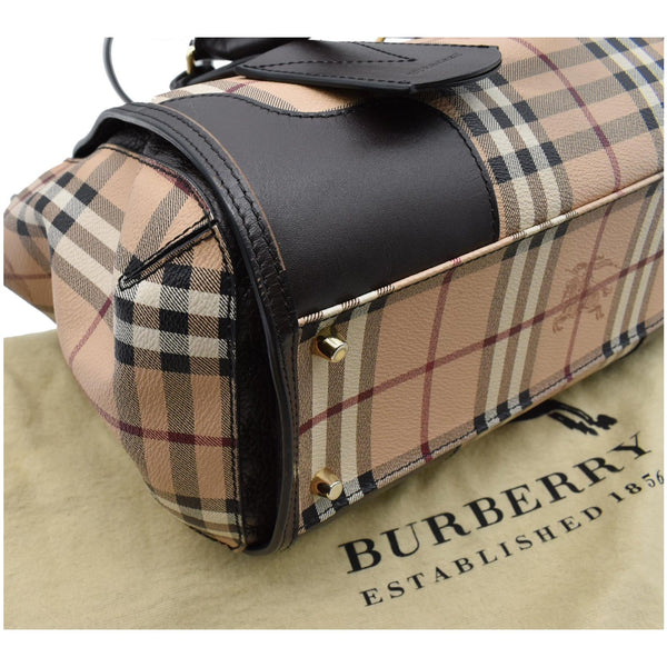 Burberry Gladstone Haymarket Check Leather Tote Bag - DDH