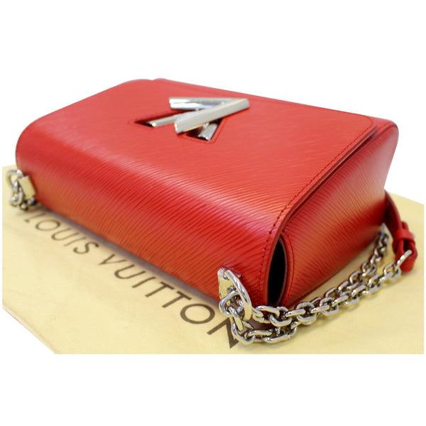 LOUIS VUITTON Twist MM Epi Leather Shoulder Bag Red-US