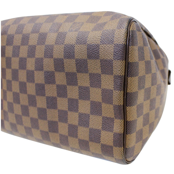 LOUIS VUITTON Speedy 30 Damier Ebene Brown Satchel Bag-US