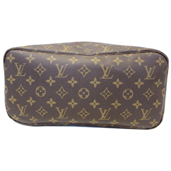 Louis Vuitton Neverfull MM Monogram Canvas Tote Bag - back view