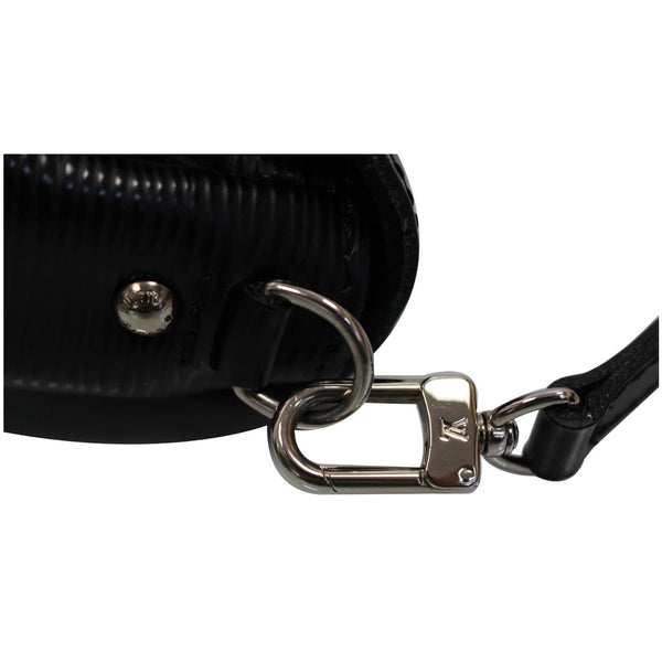 LOUIS VUITTON Montaigne Epi Leather Clutch Bag Black