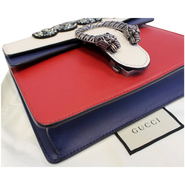 Gucci Dionysus Mini Crystal Embroidered Snake Bag - blue