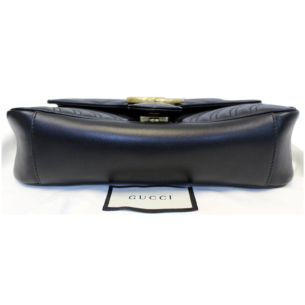Gucci GG Marmont Matelasse Leather Crossbody Bag -bottom view