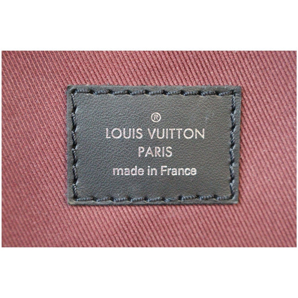 inside engraved Louis Vuitton Josh Canvas Satchel Bag