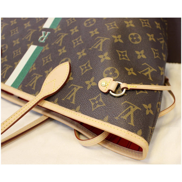 Louis Vuitton Neverfull MM Mon Monogram Tote Bag - lv strap