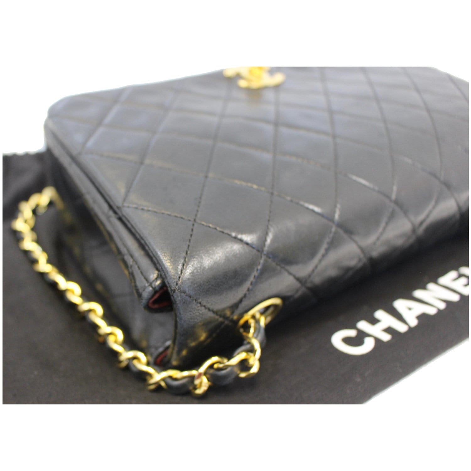 Chanel Vintage Lambskin Quilted Mini Flap Bag