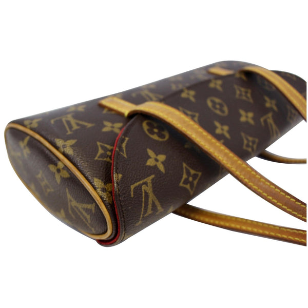 LOUIS VUITTON  Sonatine Monogram Canvas Satchel Bag Brown-US