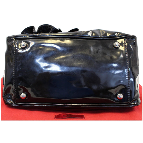 Valentino Shoulder Bag Garavani Lacca Bow - pure leather 
