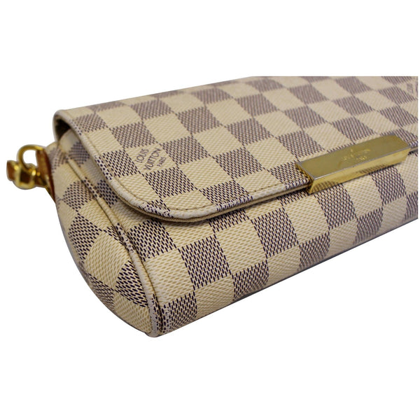 Louis Vuitton Favorite PM Damier Azur Tote Bag corner