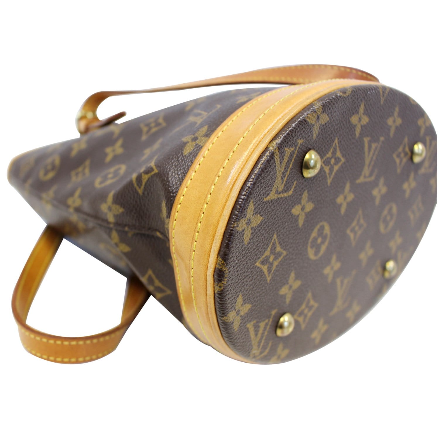 Louis Vuitton, Bags, Louis Vuitton Monogram Bucket Pm Shoulder Bag M42238  Lv Auth Pt2738