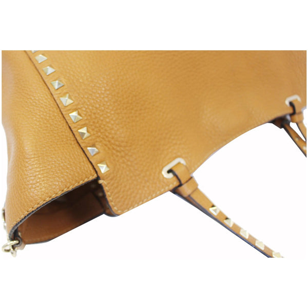 Valentino Tote Shoulder Bag Rockstud Leather for sale