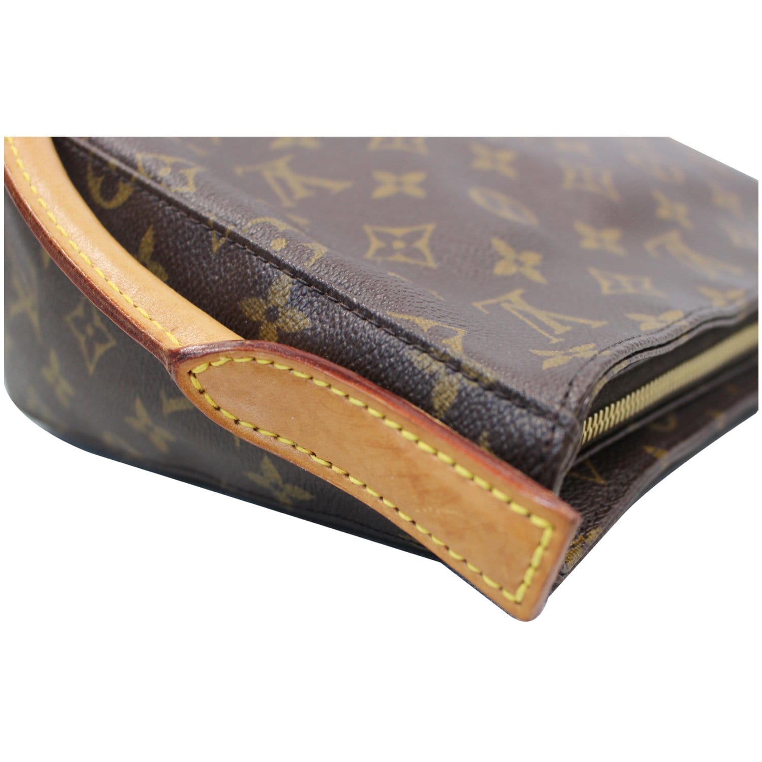 Looping cloth handbag Louis Vuitton Brown in Cloth - 26185112