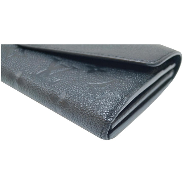 LOUIS VUITTON Sarah Empreinte Leather Wallet Black-US