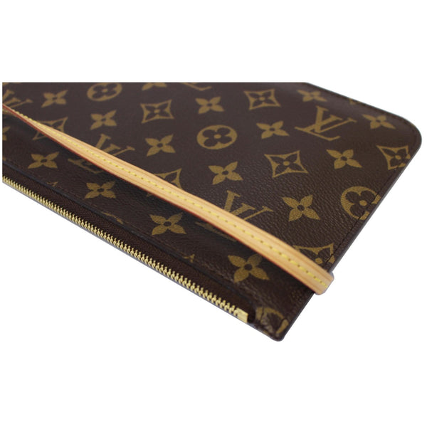 LOUIS VUITTON Pochette Wristlet Pouch Monogram Canvas Neverfull MM/GM Brown-US
