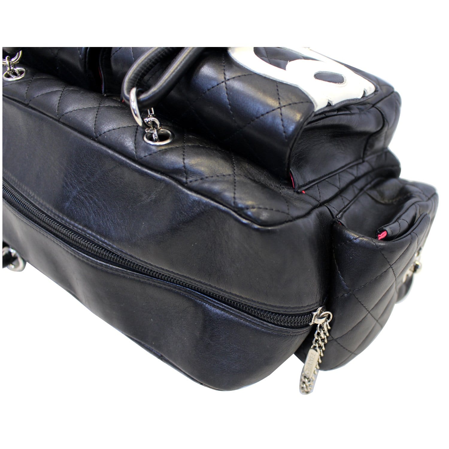 Chanel Cambon Reporter Black Leather Shoulder bag