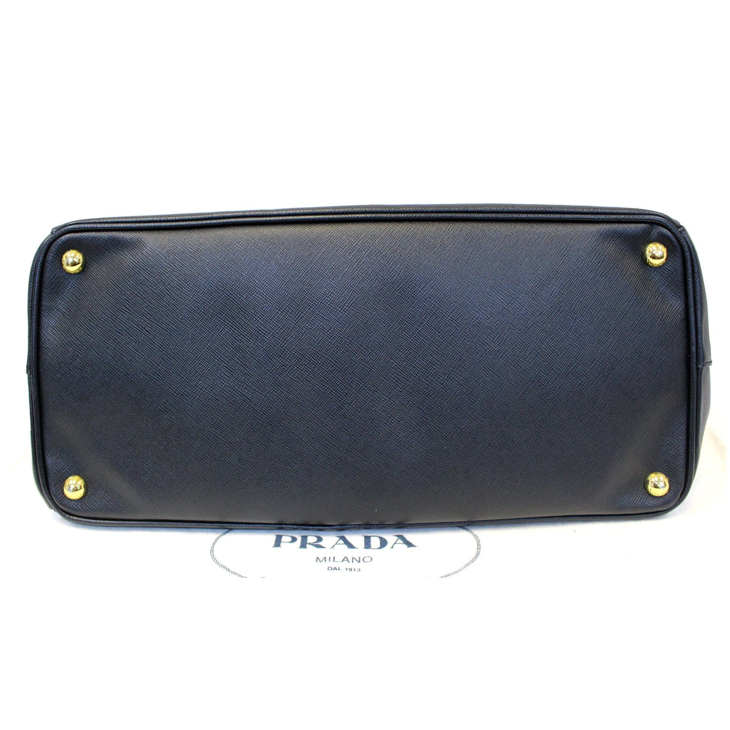 Galleria Medium Leather Bag in Black - Prada