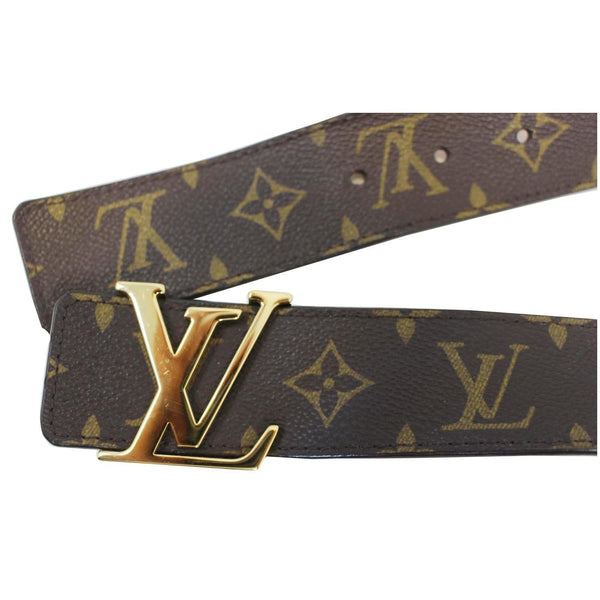 LOUIS VUITTON Monogram Canvas LV Initials Belt 110/44-US