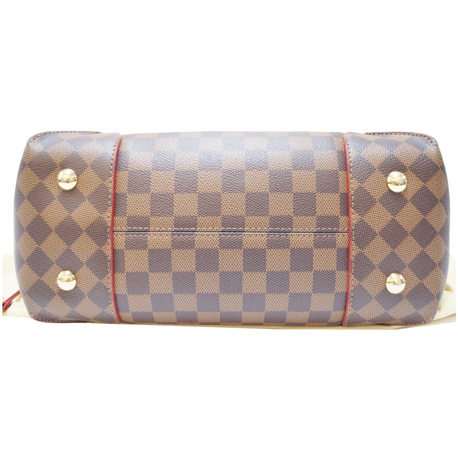 Louis Vuitton - Authenticated Caissa Handbag - Cloth Brown for Women, Very Good Condition