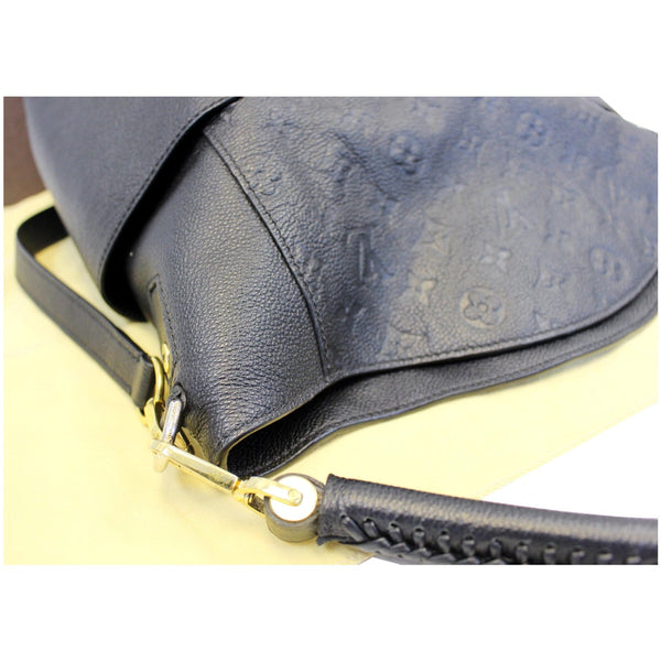 LOUIS VUITTON Bagatelle Monogram Empreinte Leather Shoulder Bag Black-US