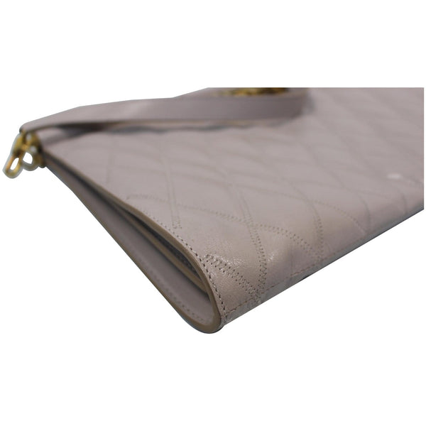 GIVENCHY Large Gem Goatskin Shoulder Bag Galet