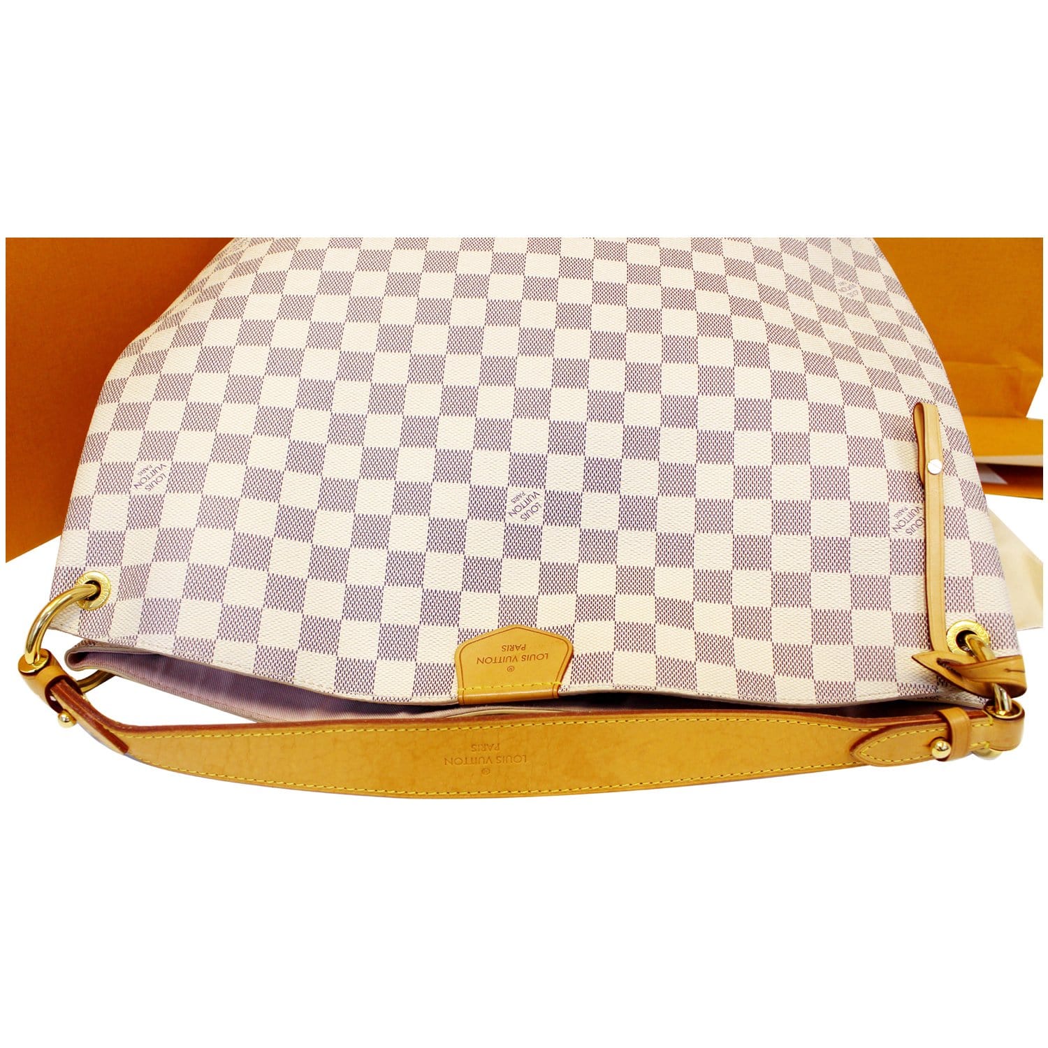 Louis Vuitton Graceful MM - Lv Damier Azur Shoulder Bag