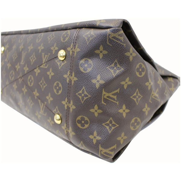 LOUIS VUITTON Artsy MM Monogram Canvas Shoulder Bag Brown