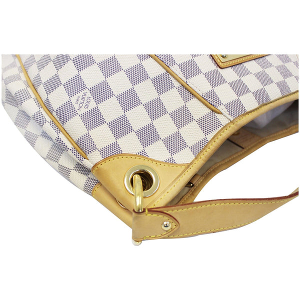 LOUIS VUITTON Galliera PM Damier Azur Shoulder Bag White-US